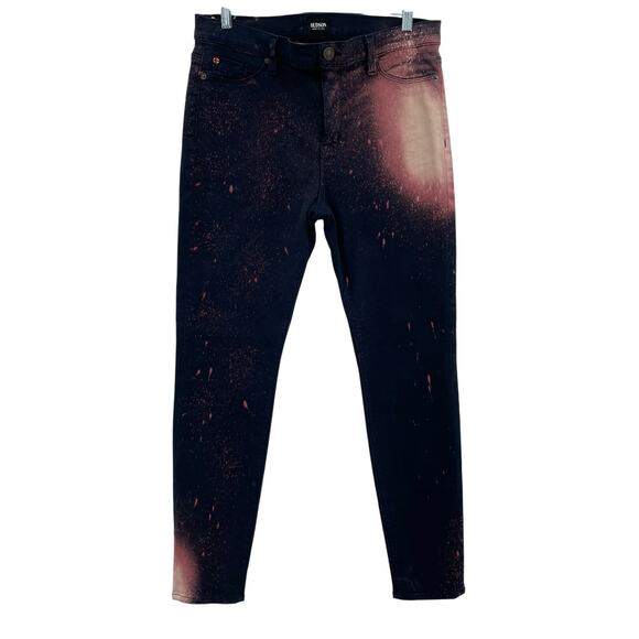 Hudson Women's Nico Super Skinny Midrise Jeans, Sz. 32 Artsy Cosmo Tie Dye Edgy - Picture 1 of 16